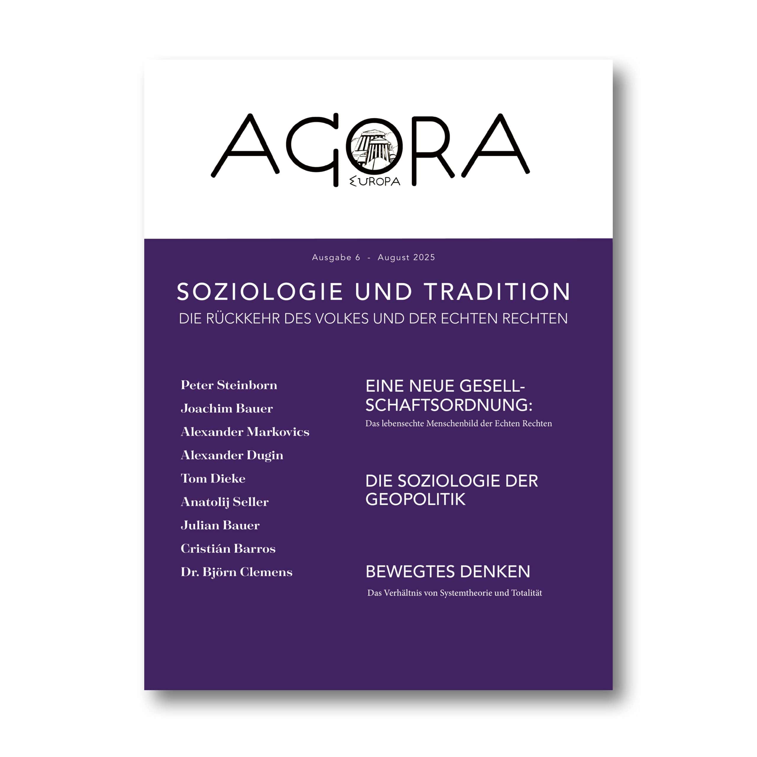Agora Europa – „Homo Deus“ oder Hybris?